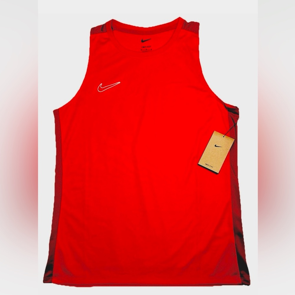 Nike Women's DRI-FIT Athletic FTBLL/SOCC Red Sports Tank M
